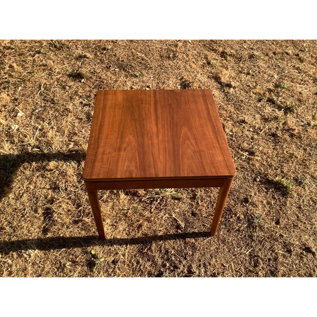 Mid-Century Modern Mid 19th Century Walnut Side Table by Kipp Stewart and Macdougall for Drexel Declaration For Sale - Image 3 of 11