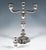 Antique Vienna 3-Flame Biedermeier Silver Candleholders, 1857, Set of 2 For Sale - Image 6 of 15