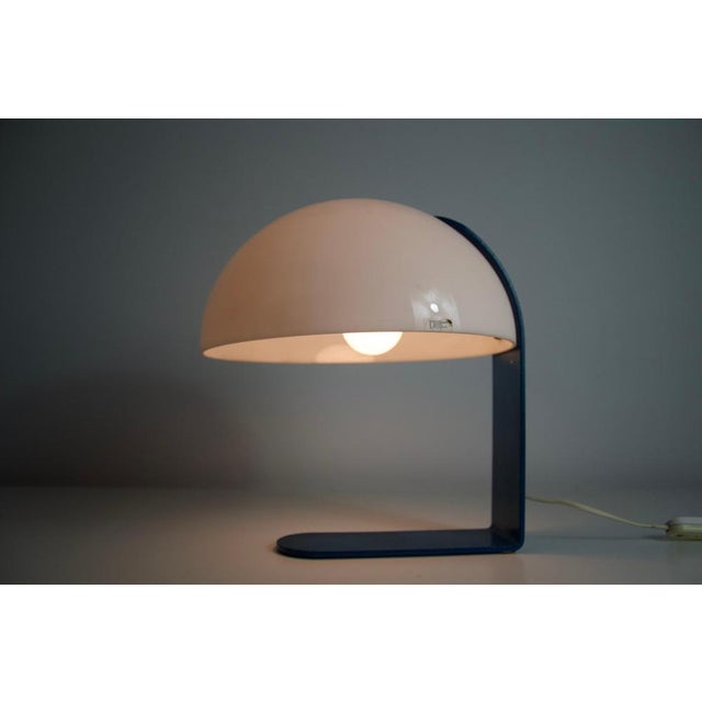 Blue Table Lamp from Semluci, Italy, 1970s For Sale - Image 8 of 12