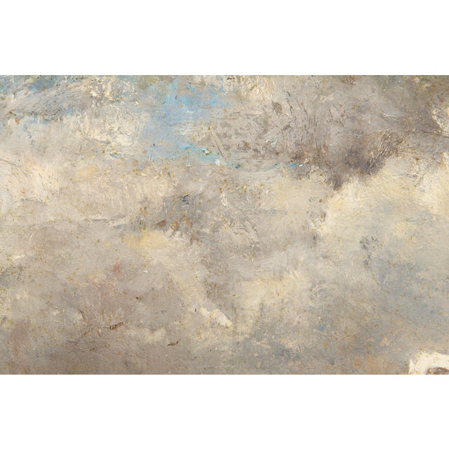Paint French Barbizon Antique Pastoral Landscape Painting by Marie Dieterle For Sale - Image 7 of 18
