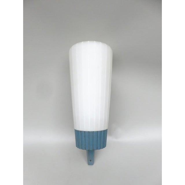 Mid-Century Modern Large Outdoor Lamp in Aluminium and Overfong Glass from BEGA For Sale - Image 3 of 18