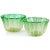 Mid 20th Century Vintage Midcentury Murano Gold Flecks Green Sommerso Italian Art Glass Decorative Bowl Vase For Sale - Image 5 of 5