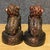 Pair of Vintage Gilt Bronze Foo Dogs – Guardian Lions on Drum Bases For Sale - Image 4 of 9
