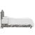 Cloth & Company Kenmore Bed in Cream Black Linen Zebra, California King For Sale - Image 4 of 6