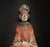 Antique Chinese Figure Ming Official Scholar Hand Painted Wood Statue For Sale In Los Angeles - Image 6 of 18