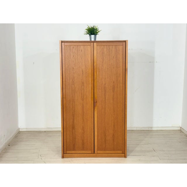 Danish Teak Wardrobe, 1960s For Sale - Image 12 of 12