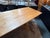 Wood Boat Shaped Trestle Dining Room Table For Sale - Image 7 of 12