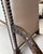 Taupe 18th Century Louis XIII Style Arm Chair in Taupe Silk For Sale - Image 8 of 11