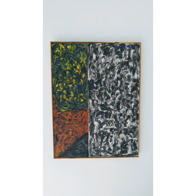 "Memories" Abstract Oil Painting on Canvas For Sale - Image 4 of 4