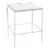 Ladislav Rado White Enameled Steel Modern Side Table, 1955, Knoll and Drake For Sale