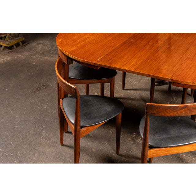 Vintage Hans Olsen "Roundette" Dining Suite With 7 Chairs by Frem Røjle For Sale - Image 13 of 18