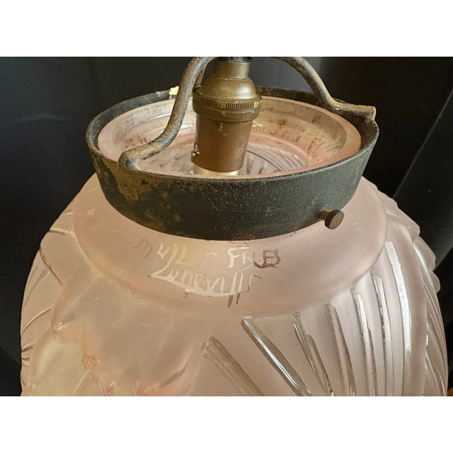 Art Deco Chandelier by Muller Frères For Sale - Image 13 of 18
