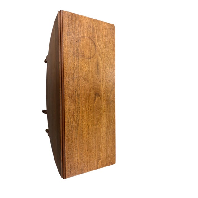 William and Mary Style Drop Leaf Gate Leg Table With Drawer For Sale - Image 9 of 12