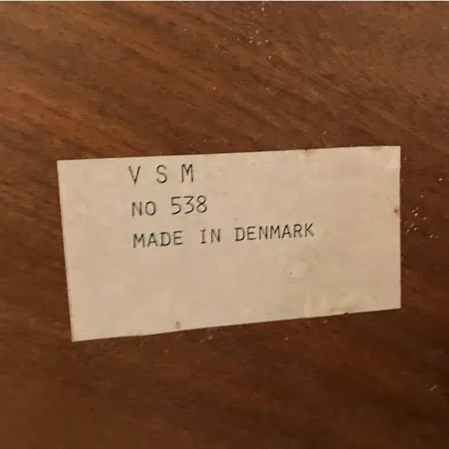 Mid 20th Century Danish Rosewood Nesting Tables by vs Møblefabrik - Set of 3 For Sale - Image 9 of 9