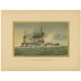 SMS Kurfürst Friedrich Wilhelm, 1903, Paper For Sale
