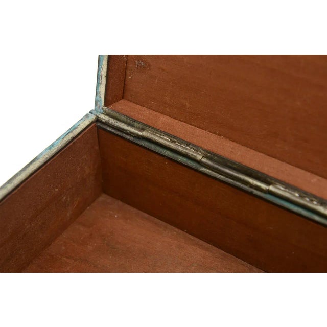 Enamel Foo Dog and Frog "Good Luck" Hinged Chinese Box !900's For Sale - Image 9 of 10