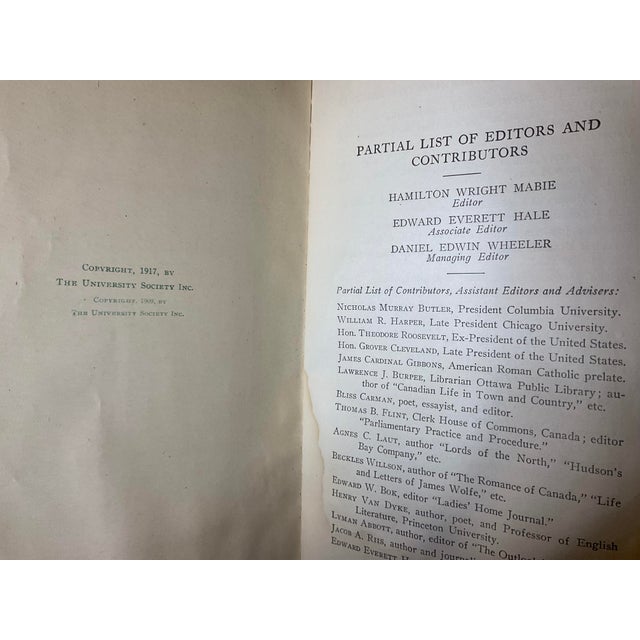 Art Nouveau A Pair of the Young Folks Treasury Volume I & Ii; Circa 1917 - Set of 2 For Sale - Image 3 of 15