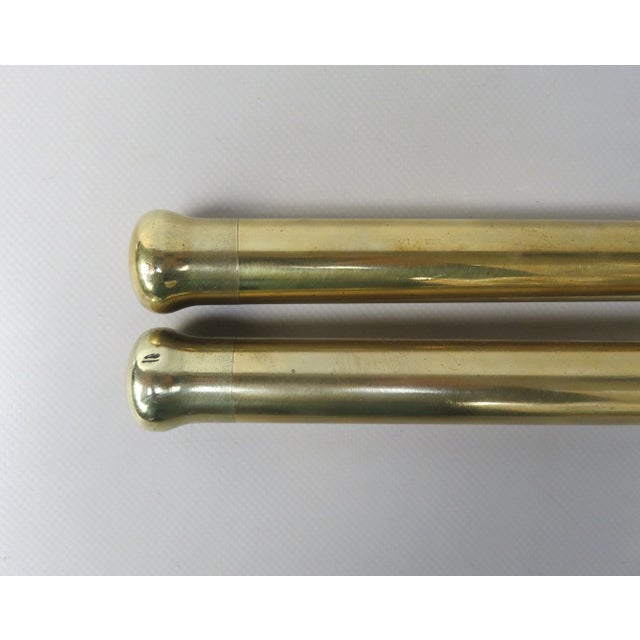 Art Deco Brass Towel Holder For Sale - Image 16 of 18