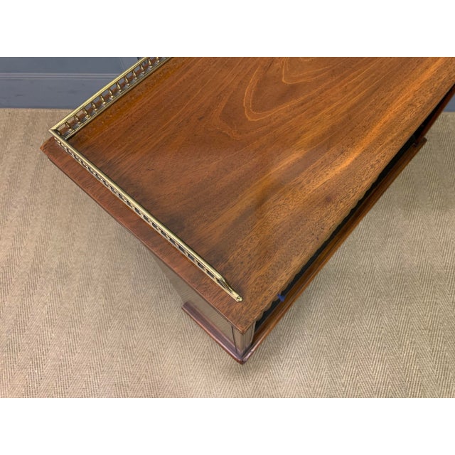Antique Victorian Walnut Open Bookcase, 1900 For Sale - Image 4 of 13