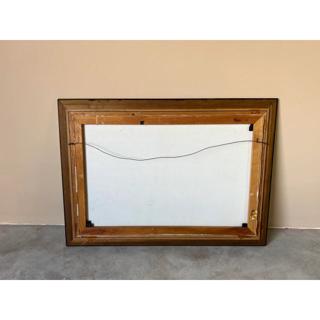 1980's Theodore F. Baron Impressionist Landscape Oil Painting, Framed For Sale - Image 11 of 12