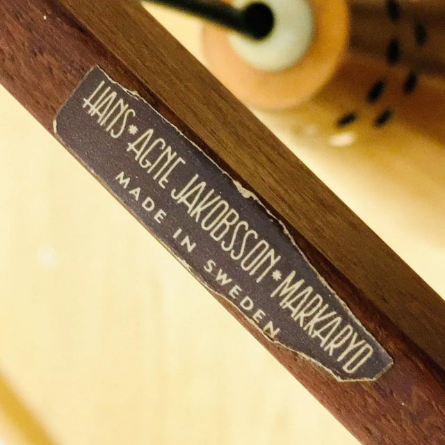 Mid-Century Modern Scandinavian Copper and Teak Pendant by Hans-Agne Jakobsson, 1950s For Sale - Image 10 of 12