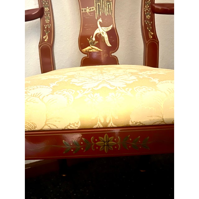 2020s Queen Ann Armchair For Sale - Image 5 of 9