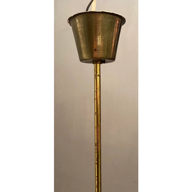 Opaline Ceiling Lamp by Stilnovo , 1950s For Sale - Image 6 of 7