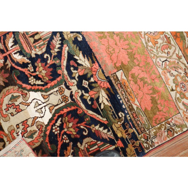 Early 20th Century Antique Persian Bakhtiari Sampler Rug - 3'3" x 4'8" For Sale - Image 5 of 11