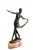 1990s Art Deco Bronze Dancer England After Lorenzl For Sale - Image 13 of 18
