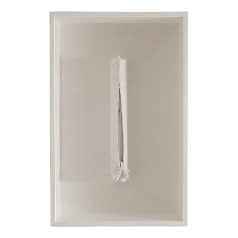 Rune Hagberg, White Swedish Abstract Sculpture, 1970s, Mixed Media For Sale