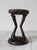 African Vintage Folk Art Hand Carved Wood African Decorative Object For Sale - Image 3 of 10