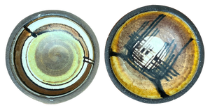 Small Mid-Century Danish Studio Pottery Bowls by Lise Eder for Lise Keramik, 1960s, Set of 2