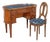 Bean-Shaped Desk with Chair, Set of 2 For Sale