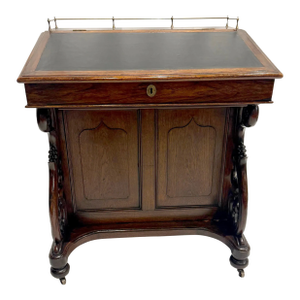 19th Century Victorian Mahogany Davenport Desk