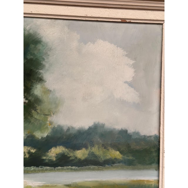 Lars Boëthius, Coastal Landscape, 1950s, Oil on Panel, Framed For Sale - Image 7 of 18
