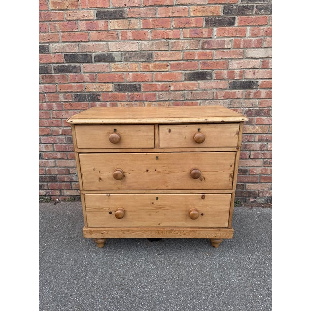 Tan 19th Century Pine Chest of Drawers For Sale - Image 8 of 12