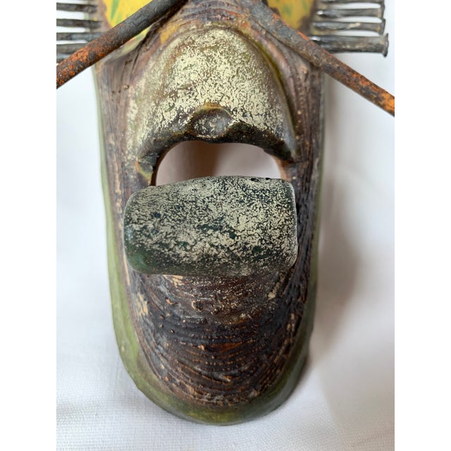 Alvino Bagni Italian Pottery Tribal Mask Sculpture For Sale In Chicago - Image 6 of 13