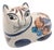 1970s Tonalá Mexico Ceramic Cat Figurine For Sale