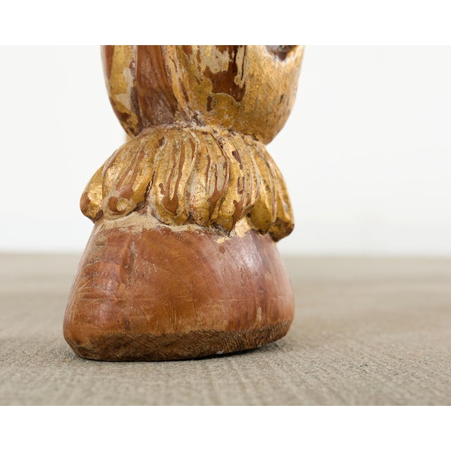 Italian Baroque Style Marble Top Console Table For Sale - Image 11 of 18