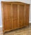 Vintage French Louis XVI Style Wardrobe in Oak For Sale - Image 3 of 11