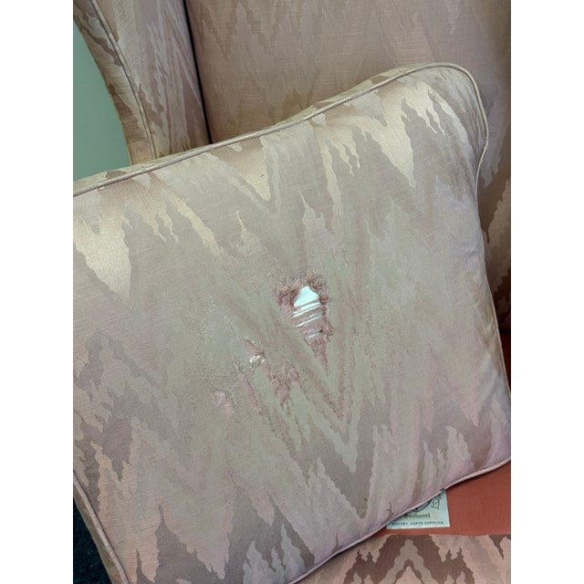 Southwood Traditional Wingback Chair With Carved Cabriole Legs - For Reupholstery For Sale - Image 12 of 12