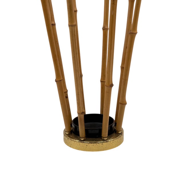 1970s Hollywood Regency Bamboo Umbrella Rack, France 1970 For Sale - Image 5 of 8