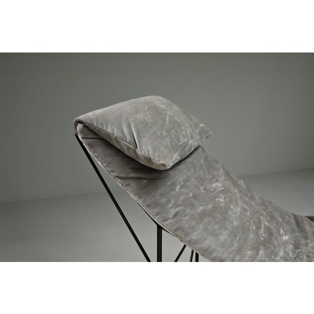 Textile Claire Lounge by Paolo Passerini for Uvet Dimensione, Italy, 1980s For Sale - Image 7 of 9