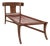 Klismos Style Solid Walnut Chaise Lounge For Sale