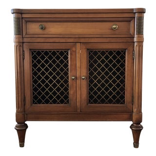 Mid Century Cherry Belvedere Night Stand by Kindel For Sale