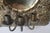 Metal Baroque Brass with Bird Motif and Flora Wall Candleholder by Danzig, 1960 For Sale - Image 7 of 10