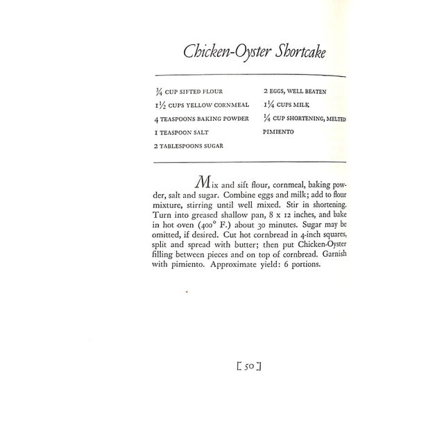 White "Some Favorite Southern Recipes of the Duchess of Windsor" 1960 the Duchess of Windsor For Sale - Image 8 of 12