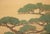 Wood "Sunrise and Moonrise" by Yamada Keichu, Meiji Japanese Paintings in Original Case, Set/2 For Sale - Image 7 of 18