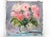 Textile Contemporary Floral Peonies Bouquet Original Painting by Valeriya Serova For Sale - Image 7 of 8