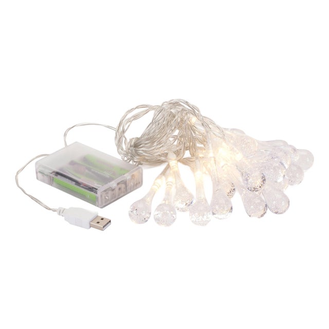 LED Icicle Light Strand (Set of 2) For Sale